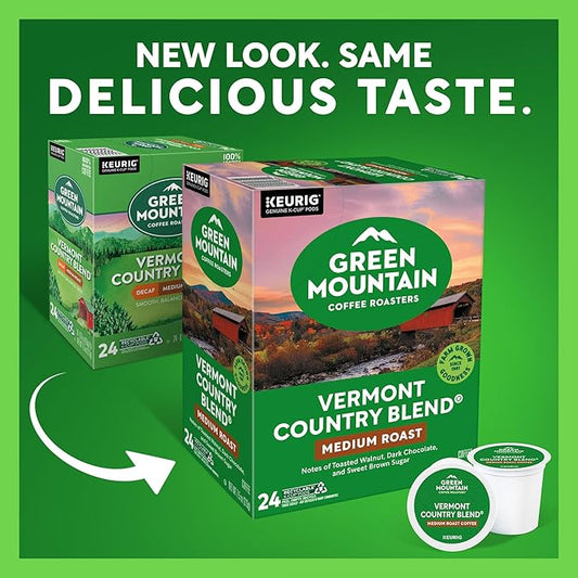 Green Mountain Coffee Roasters Vermont Country Blend Keurig Single-Serve K-Cup Pods, Medium Roast, 96 Count