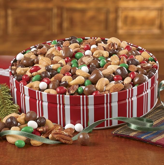 The Swiss Colony Ultimate Snack Mix - Sweet and Salty Variety Bridge Mix with Candy Coated Peanuts