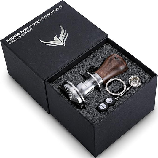 Breville Accessories Kit for Home Baristas 5pcs 54mm Calibrated Tamper, Coffee Distributor, Tamping Station, Knock Box, and WDT Tool