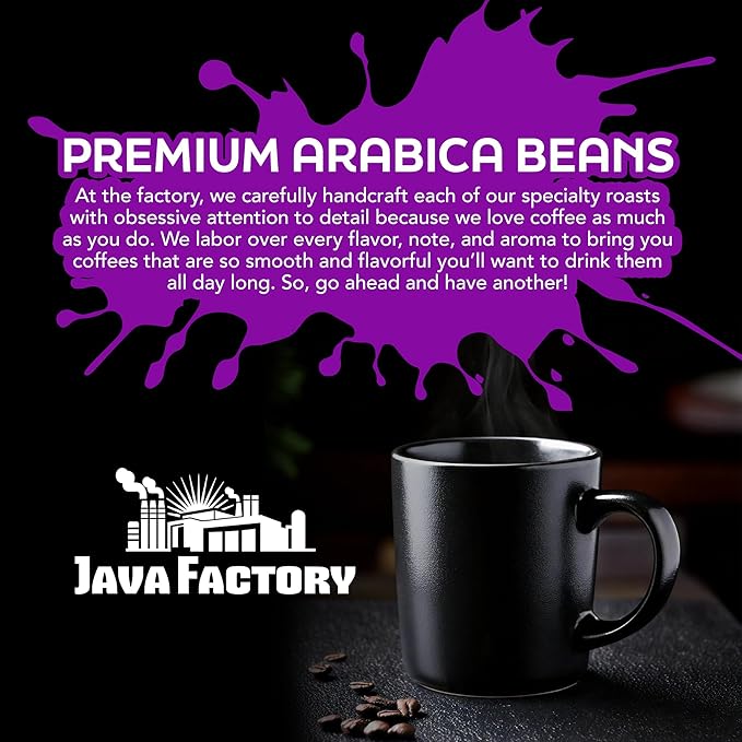 Java Factory Coffee Pods High Caffeine Coffee Compatible with K Cup Brewers Including 2.0,Da Bomb Extra Bold Double Caffeinated,80 Count (Pack of 2)