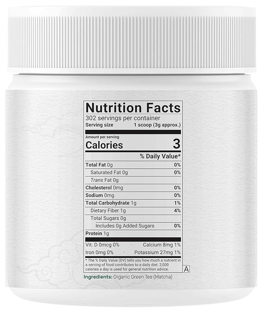 Organic Matcha Green Tea Powder, 2 lb (907g) | First Harvest, Culinary Grade | Japanese Sourced Cafe Mix | Zero Sugar, Keto Friendly, Non-GMO, Vegetarian