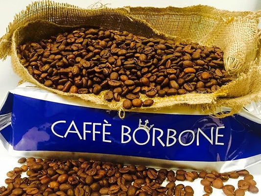 Caffè Borbone Whole Bean Coffee, Medium-Dark Roast, Blue Blend, Authentic Italian Coffee, 2.2 lb Bag (Pack of 2)