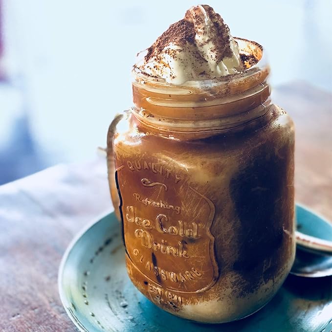 Trellis + Co. Cold Brew Coffee Maker | Stainless Steel 80 Micron Mesh Cold Brew Coffee Filter | Fits Both Quart & Half Gallon Wide Mouth Mason Jars | Also For Hot, Iced, & Sun Tea