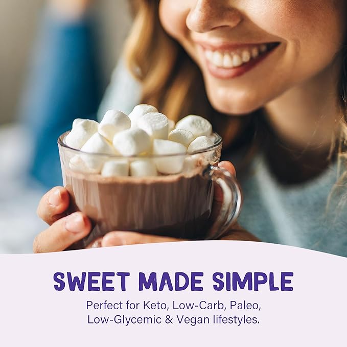 Pyure Organic Sugar Free Chocolate Drink Mix | Low Carb Chocolate Milk Powder with Cocoa | Keto, Vegan, Gluten-Free, Plant-Based | 1 Net Carb, Zero Sugar, Non-GMO, USDA Organic | 7.23 oz (Pack of 2)