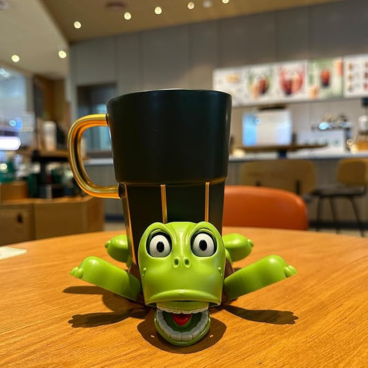 JOD® Turtle Cup Holder,Turtle Coaster with Funny Expression, Cup Holder with Liftable Limbs & Expressive Face for Turtles,Tortoise Lover Gag Gifts Home Decor(Light Green)