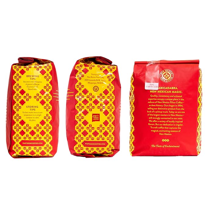 New Mexico Piñon Coffee Naturally Flavored Coffee (Traditional Piñon Ground Decaf, 2 pound)
