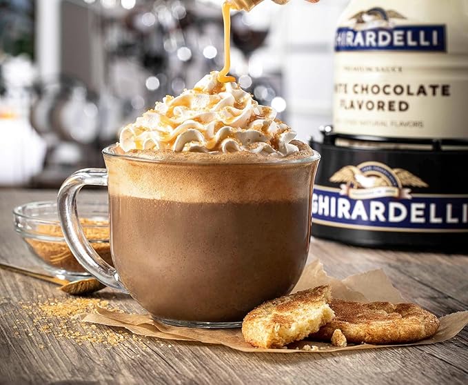 Ghirardelli Sweet Ground White Chocolate Flavor Powder, 50 oz