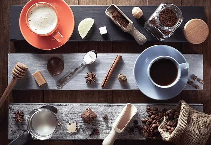 Upouria Caramel Coffee Syrup Flavoring, 100% Vegan, Gluten-Free, Kosher, 750ml bottle (Pack of 2) with Coffee Syrup Pump