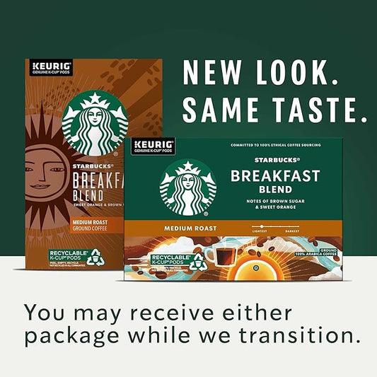 Starbucks K-Cup Coffee Pods, Starbucks Blonde, Medium and Dark Roast Hot or Iced Coffee, Variety Pack, 96 Keurig Pods
