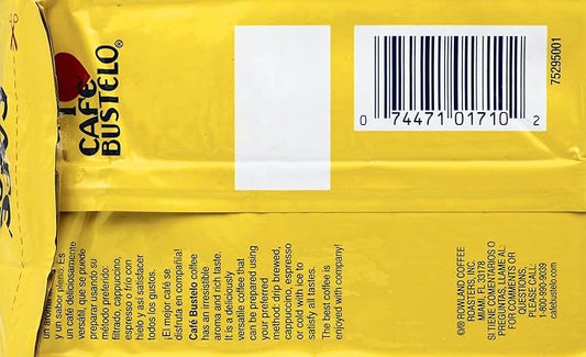Café Bustelo Coffee, Espresso Ground Coffee Brick, 6 Ounces, 28 Count