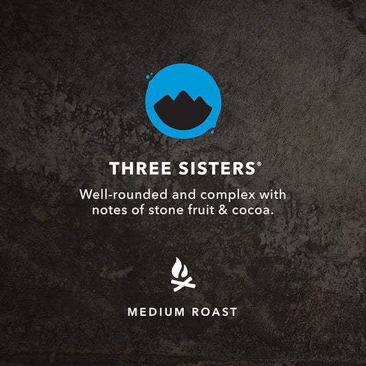Kicking Horse Coffee, Three Sisters, Medium Roast, Whole Bean, 2.2 Pound - Certified Organic, Fairtrade, Kosher Coffee