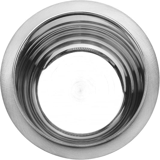 Normcore 58mm Portafilter Dosing Cup, Espresso Coffee Dosing Cup, Mirror-polished Inside, 304 Stainless Steel, Compatible with 58mm Portafilters, Brushed Silver