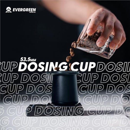 Evergreen Coffee | Espresso Accessories | 53.5mm Coffee Espresso Dosing Cup | Fits all 54mm Breville Portafilters | BES870XL BES870BSXL BES78VSS | Niche Zero | DF64