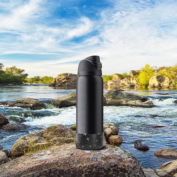 Silicone Boot for Owala Water Bottle 24 oz 32 oz 40 oz, Anti-Slip Protective Sleeve for FreeSip/Twist/Flip Stainless Steel Water Bottles Accessories