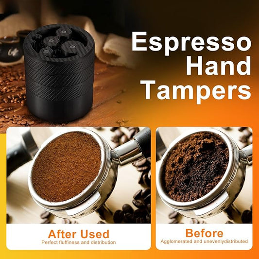 BIRIYANI WDT Tool Espresso V3-58MM Espresso Distribution Tool, Geared Spinning Espresso Needle Stirrer, Espresso Accessories