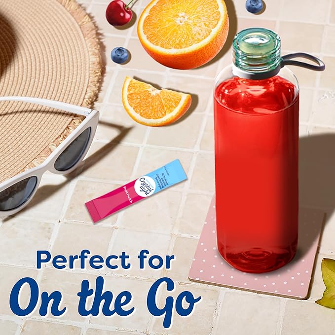 Crystal Light Drink Mix, 10 Packets, for Convenient On-the-Go Flavorful Hydration, Fruit Punch, artificial flavored, Zero Sugar, 0.9 oz