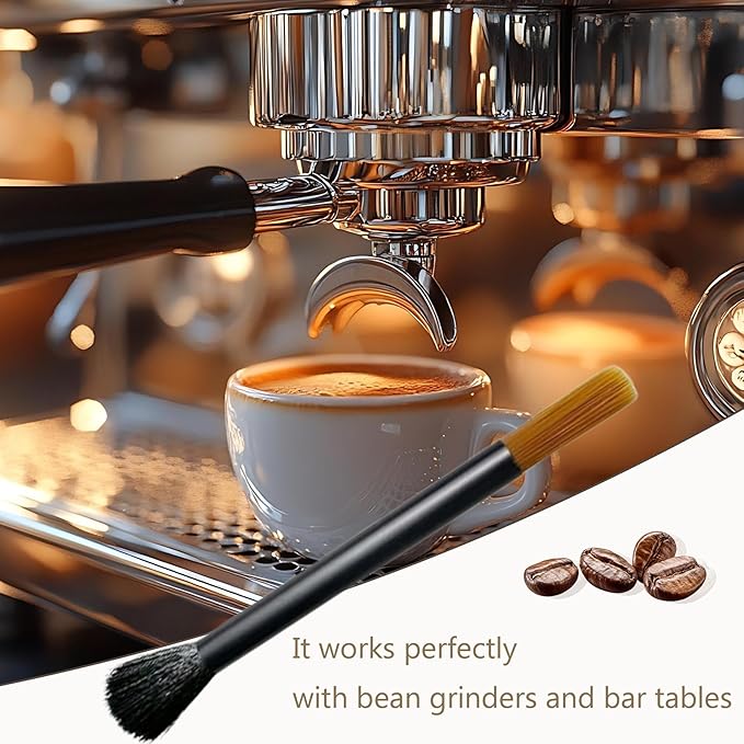 Coffee Grinder Cleaning Brush - Dusting Espresso Brush Accessories Cleaner Barista Brush Machine Cleaning Brush, Cleaner for Bean Grain Coffee Tool Barista Home Kitchen