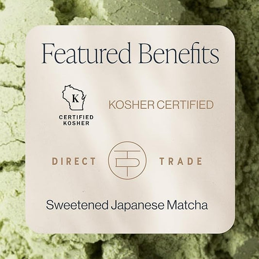 Rishi Tea Sweet Matcha - Organic Japanese Sweetened Green Tea Powder for Cafe-Quality Matcha Drinks, Hot or Iced - 4.4 Ounces (Pack of 1)