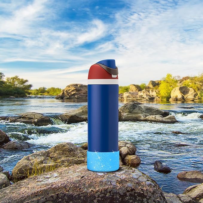 Silicone Boot for Owala Water Bottle 24 oz 32 oz 40 oz, Anti-Slip Protective Sleeve for FreeSip/Twist/Flip Stainless Steel Water Bottles Accessories