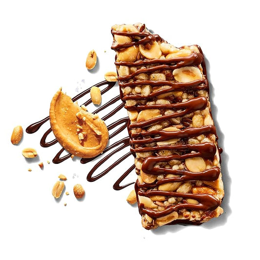 All In Snack Bars Peruvian Dark Chocolate & Peanut Butter - Healthy Snack for Adults and Kids - Gluten Free - Organic - Non-GMO (12 Pack)