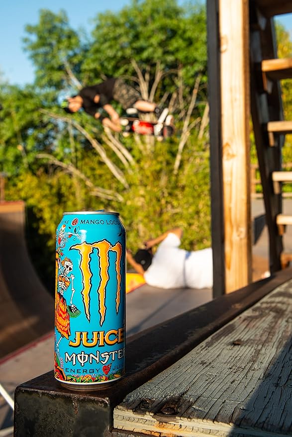 Monster Energy Juice Monster Mango Loco,16 Ounce, 384 Ounce | Energy + Juice, Energy Drink, Pack of 24