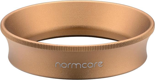 Normcore 54mm Espresso Dosing Funnel V2, Magnetic Dosing Ring, 18mm Anodized Aluminum with 15 Neodymium Fit Breville 54 mm Bottomless Portafilter, Bronze