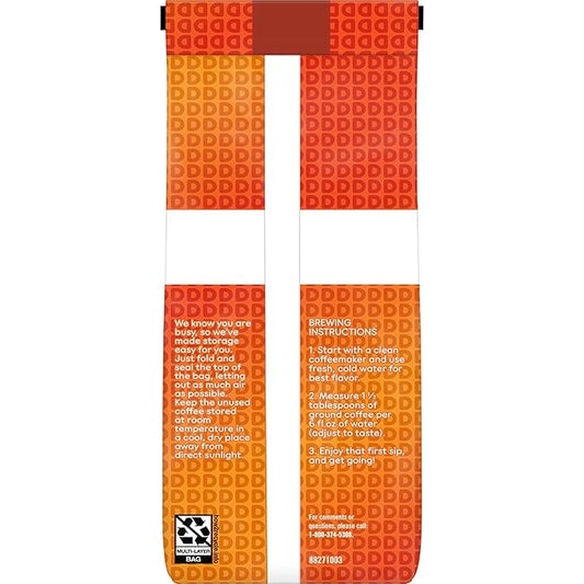 Dunkin' 100% Colombian Medium Roast Ground Coffee, 11 Ounces (Pack of 3)