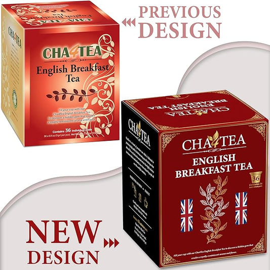 Cha4TEA 36-Count English Breakfast Tea for Keurig K-Cup