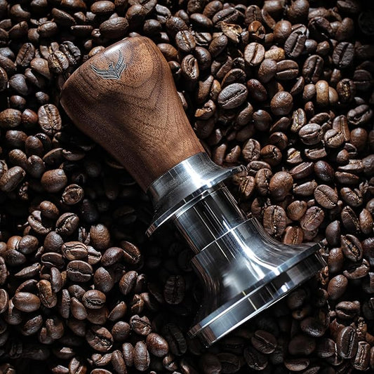 KNODOS 51.5mm Espresso Tamper Kit for La Pavoni Europiccola, Professional, Stradivari & Post-Millennium Models – Tamper, Distributor, Dosing Funnel, Puck Screen, WDT Tool & Walnut Tamping Mat