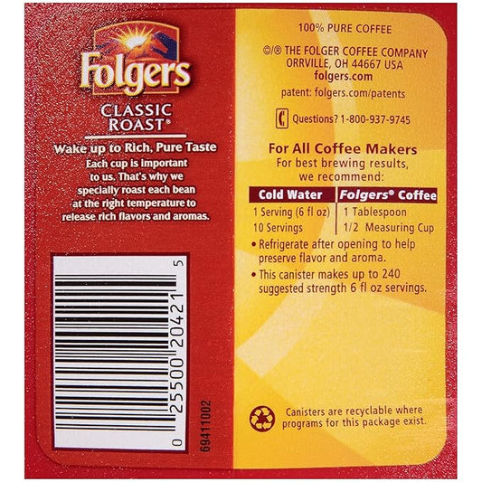 Folgers FOL20421CT - Coffee Classic Roast