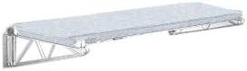 Omega Products Corporation 14" Deep x 24" Wide x 7" High Fixed Solid Galvanized Wall Mount Shelving Kit