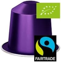‘Sumatra’ Organic Italian Espresso for Nespresso | 100 Organic Aluminum Capsules | Single-Origin Dark Roast | 100% Nespresso Compatible Pods | Fairtrade | Package May Vary