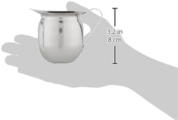 Winco Stainless Steel Bell Creamer, 8-Ounce, Medium