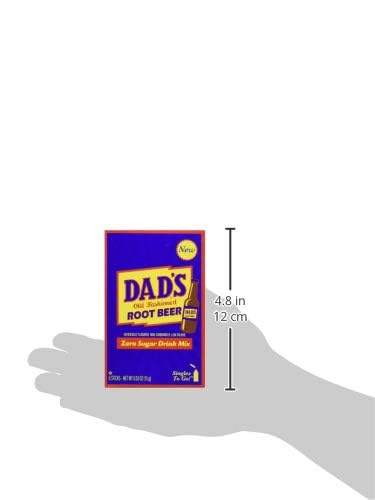 SINGLES TO GO! Dad's Old Fashioned Root Beer - Sugar Free Powdered Drink Mix - 6 Boxes with 6 Sticks Per Box - 36 Total Packets - Low Calorie - 0.53 Ounce (Pack of 6)