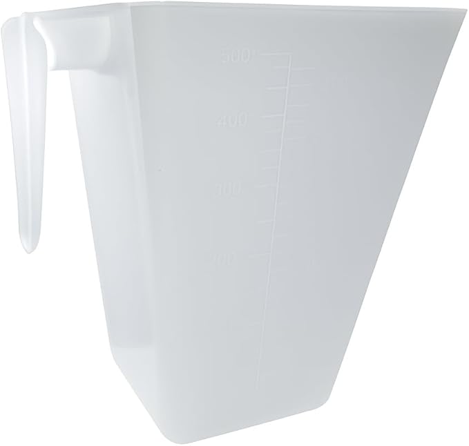 Supplement and Supply 2 Cup (1 Pint | 16 Oz. | 500 mL) Scoop for Coffee, Protein Powder, Pet Food, Spices, Grains and Dry Goods – Plastic Food-Grade, BPA-Free Measuring Cup (Pack of 5)