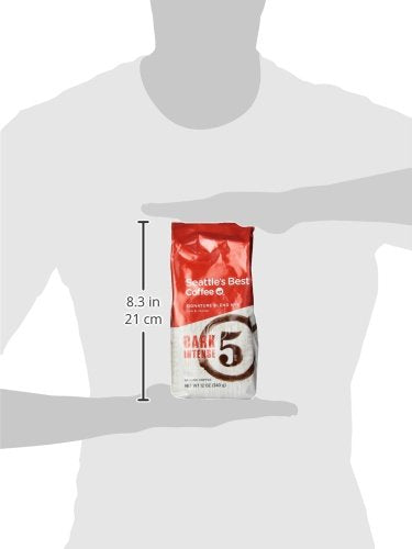 Seattle's Best Coffee Post Alley Blend (Previously Signature Blend No. 5) Dark Roast Ground Coffee, 12 Ounce (Pack of 2)