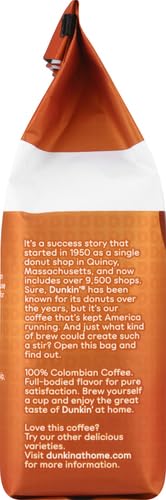 Dunkin' 100% Colombian Medium Roast Ground Coffee, 11 Ounces (Pack of 3)