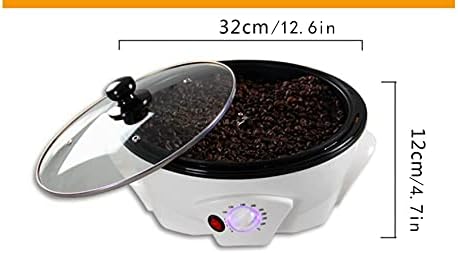 TBVECHI 110V 1200W Electric Coffee Roaster Machine Coffee Bean Baker Roaster Coffee Roasting Machine Household Max Capacity 1500g