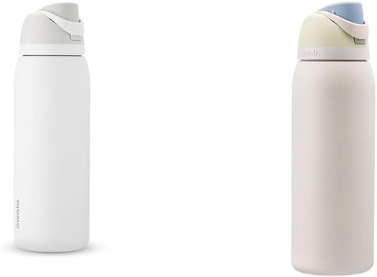 Owala FreeSip 40-oz Insulated Stainless Steel Water Bottles with Straw, Set of 2