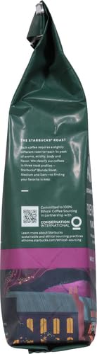 Starbucks Ground Coffee,Dark Roast Hot or Iced Coffee,French Roast,18 oz,(Pack of 2)