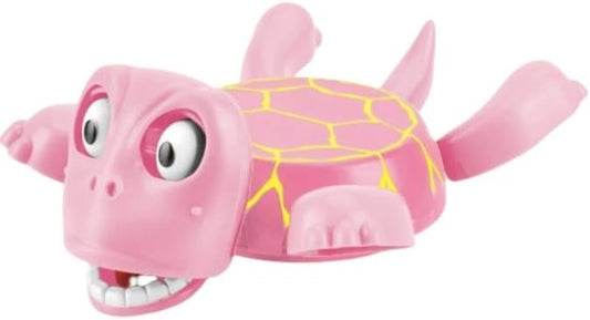 3D Pop-Up Eye Turtle Coasters - Surprise Stress-Relief Drink Coasters Set, Funny Desk Toys & Housewarming Gifts for Adults (Pink - Stripe, Silent Version)