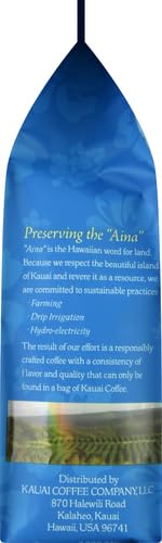 Kauai Coffee Ground Coffee – Smooth, Rich, Medium Roast – Slightly Sweet Nutty Flavor | Arabica, 10% Hawaiian with No Bitterness | Vanilla Macadamia Nut (Pack of 4)