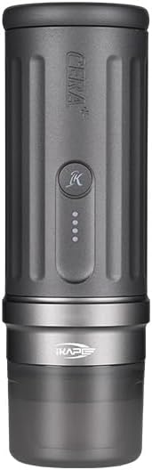 IKAPE Newly KAPO K2 Portable Espresso Machine with Bl uetooth APP Connect & 51mm Bottomless Basket, Electric Coffee Maker 20 Bar Pressure, for Home, Travel, Camping