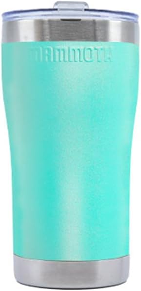 Mammoth Rover 20oz Stainless Steel Tumbler, Double Wall Vacuum Insulated Tumbler with Lid, Great for On the Go, in Sea Foam Green
