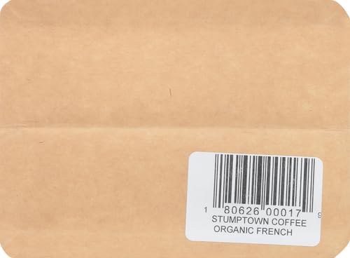 Stumptown Coffee Roasters, Dark Roast Organic Whole Bean Coffee - French Roast 12 Ounce Bag with Flavor Notes of Clove and Bittersweet Chocolate (Pack of 2)