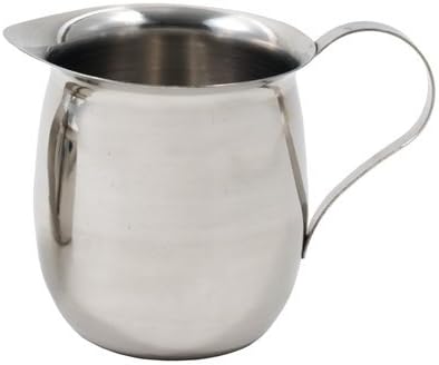 Betolla (6 Pack) 3 oz Stainless Steel Bell Creamer – Bell-Shaped Mini Pitchers for Serving Cream, Milk, Syrups & More