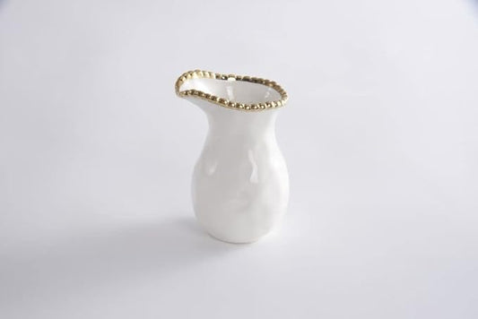 Pampa Bay Golden Salerno, Creamer or Pitcher, 4" x 3.5" x 5.75"