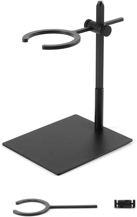 Adjustable Double Filter Cup Holder for Pour Over Coffee Maker, Aluminum Alloy Dripper Stand, Coffee Drip Brewer Rack