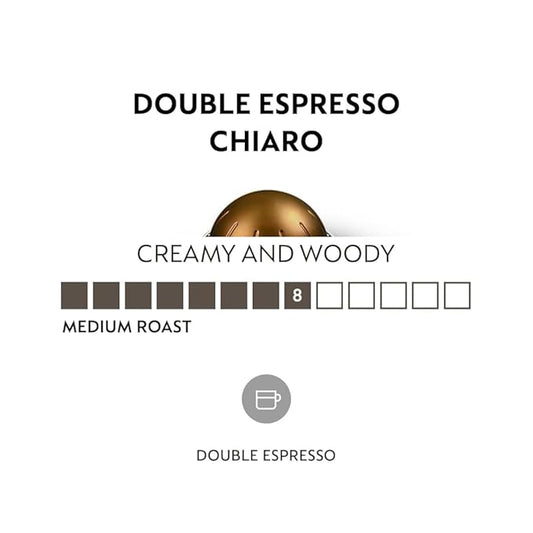 Double Espresso Coffee Pods (10 Count, Chiaro)