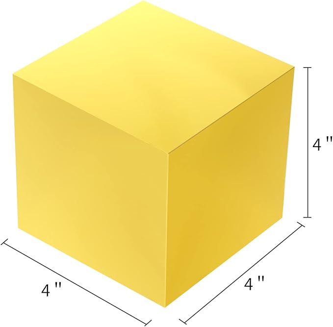 50 Pack Small Gift Boxes, 4x4x4 Favor Boxes Gold Paper Gift Boxes with Lids for Presents, Crafting, Cupcake Boxes, Gifts, Candy Boxes for Wedding Party Bridal Shower Baby Shower Favors